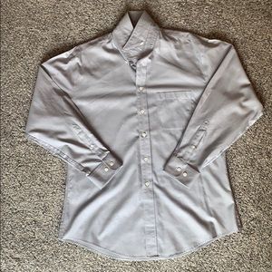 Joseph & Feiss fitted button down grey dress shirt